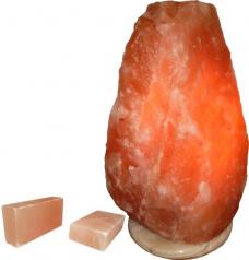 Nagyméretű sólámpa himalájai sókristályból, méret 80-100 kg/db 