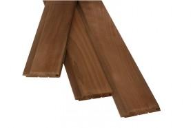 (4) Csomómentes Thermo-wood nyárfa (A/B) 15x90mm